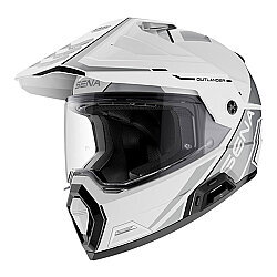 Sena Outlander ADV Kapalı Motosiklet Kaskı Beyaz 