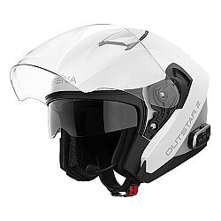Sena Outstar 2 Mesh Interkomlu Açık Kask Beyaz - 8