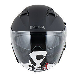 Sena Outstar 2 Mesh Interkomlu Açık Kask Mat Siyah - 4