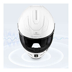 Sena Phantom ANC Interkomlu Motosiklet Kask Beyaz - 4