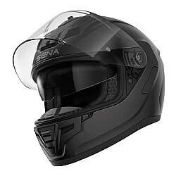 Sena Phantom Interkom Hazırlıklı Motosiklet Kask Mat Siyah - Sena (1)