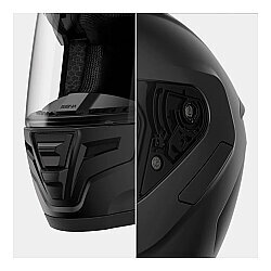 Sena Phantom Interkom Hazırlıklı Motosiklet Kask Mat Siyah - 3