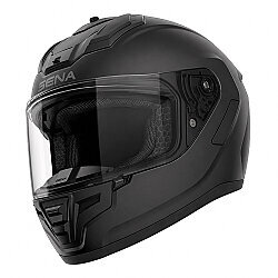 Sena Phantom Interkom Hazırlıklı Motosiklet Kask Mat Siyah - Sena