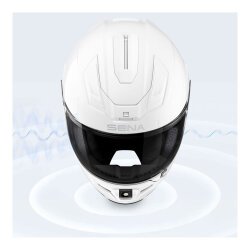 Sena Phantom Interkomlu Motosiklet Kaskı Beyaz - 4
