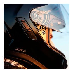 Sena Phantom Interkomlu Motosiklet Kaskı Siyah - 9