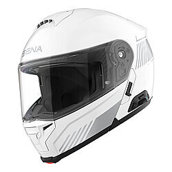 Sena Specter Smart Interkomlu Çene Açılabilir Motosiklet Kaskı Beyaz - Sena