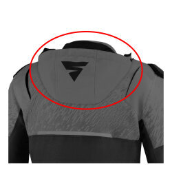 Shima Drift Korumalı Motosiklet Montu için Kapşon Gri - 2