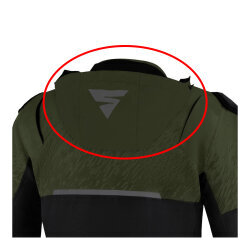 Shima Drift Korumalı Motosiklet Montu için Kapşon Haki - 2