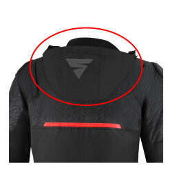 Shima Drift Korumalı Motosiklet Montu için Kapşon Siyah - 2