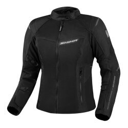 Shima Rush 2.0 Lady Vent Korumalı Kadın Motosiklet Montu Siyah - Shima