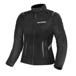 Shima Rush Kadın Korumalı Motosiklet Montu Siyah - 1