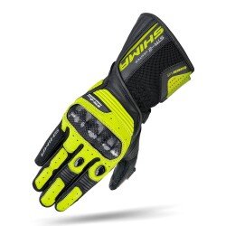 Shima STR-2 Vent Korumalı Motosiklet Eldiveni Sarı - 1