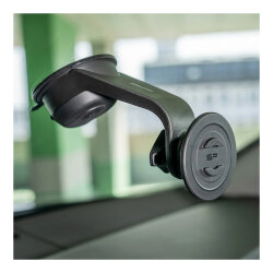 Sp Connect C+ Kablosuz Şarjlı Araç İçi Vantuzlu Manyetik Bağlantı Siyah - 4