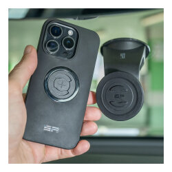 Sp Connect C+ Kablosuz Şarjlı Araç İçi Vantuzlu Manyetik Bağlantı Siyah - 5