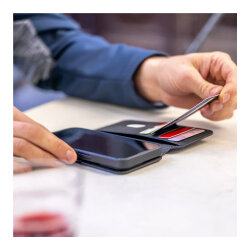 Sp Connect C+ Üniversal Telefon Kapaklı Telefon Kılıfı Siyah - 4