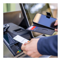 Sp Connect C+ Üniversal Telefon Kapaklı Telefon Kılıfı Siyah - 5