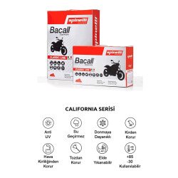 GARAJJ Spinelli California Motosiklet Brandası (G) Gri - 2