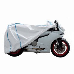 GARAJJ Spinelli TYVEK Motosiklet Brandası (B) Gümüş 