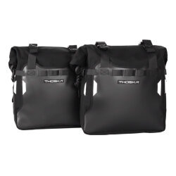 Thoska AX 37 V4 R1300GS Uyumlu Yan Çanta Seti Siyah - Thoska