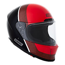 Torc Malibu Horizon Kapalı Motosiklet Kaskı Kırmızı / Siyah - Torc (1)