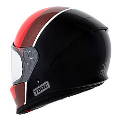 Torc Malibu Horizon Kapalı Motosiklet Kaskı Kırmızı / Siyah - 3