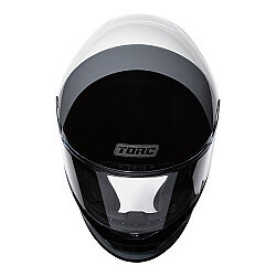 Torc Malibu Horizon Kapalı Motosiklet Kaskı Siyah / Beyaz - 4