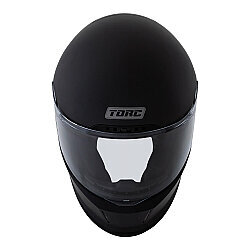 Torc Malibu Kapalı Motosiklet Kaskı Mat Siyah - 4