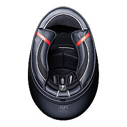 Torc Malibu Kapalı Motosiklet Kaskı Mat Siyah - 5