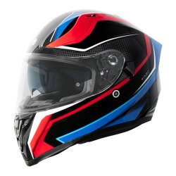 Torc T-15 Route Kapalı Motosiklet Kaskı Siyah / Mavi / Kırmızı - 1