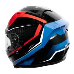 Torc T-15 Route Kapalı Motosiklet Kaskı Siyah / Mavi / Kırmızı - 2