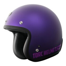 Torc T-50 Del Mar Call Indecent Açık Motosiklet Kaskı Mor - 1