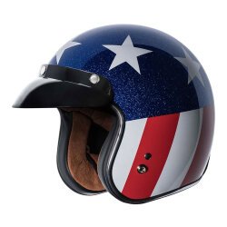 Torc T-50 Del Mar Captain Vegas Açık Motosiklet Kaskı Beyaz - 2