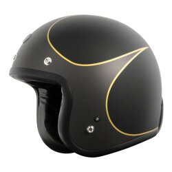 Torc T-50 Del Mar Hardy Açık Motosiklet Kaskı Mat Siyah / Gri - 1