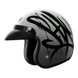 Torc T-50 Del Mar Wild One Açık Motosiklet Kaskı Gri / Siyah - 2